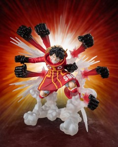 One Piece Figuarts ZERO Extra Battle PVC Figurka Statuetka Monkey D. Luffy -Gum Gum Hawk Gatling- 19 cm     