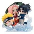 Figurka Naruto Shippuden FigUnity PVC Mini Statuetka Gather here, Team 7 Megahouse 13 cm