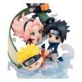 Megahouse Naruto Shippuden FigUnity PVC Mini Statuetka Gather here, Team 7 Figurka 13 cm