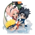 Figurka Megahouse Naruto Shippuden FigUnity PVC Mini Statuetka Gather here, Team 7 13 cm