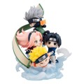 Figurka Naruto Shippuden FigUnity PVC Mini Statuetka Gather here, Team 7 Megahouse 13 cm