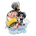 Figurka Naruto Shippuden FigUnity PVC Mini Statuetka Gather here, Team 7 (with gift) Megahouse 13 cm