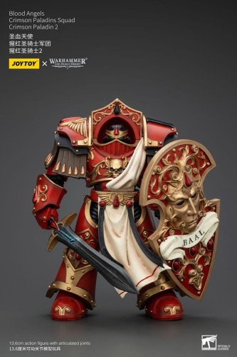 Figurka Joy Toy (CN) Warhammer The Horus Heresy 1/18 Blood Angels Crimson Paladins Squad Crimson Paladin 2 14 cm