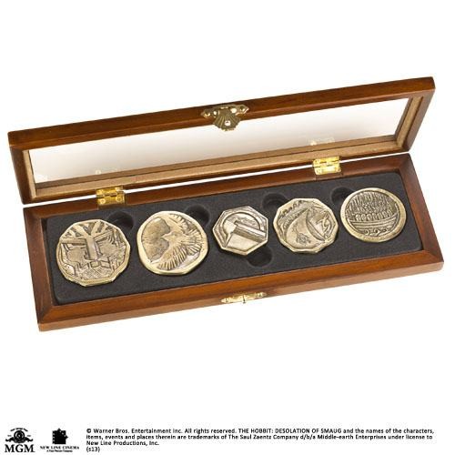 Noble Collection The Hobbit Dwarven Treasure Coin Set