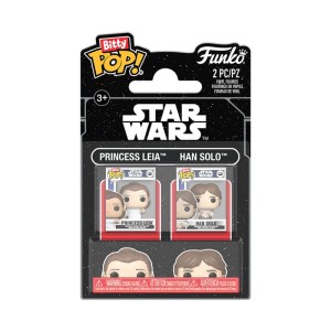The Empire Strikes Back Bitty Funko POP! Leia & Han Solo