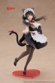 Date A Live V Coreful PVC Statue Kurumi Tokisaki Cat Ear Maid Ver. Taito Prize 18 cm