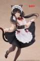 Date A Live V Coreful PVC Statue Kurumi Tokisaki Cat Ear Maid Ver. Taito Prize 18 cm