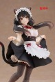 Taito Prize Date A Live V Coreful PVC Statue Kurumi Tokisaki Cat Ear Maid Ver. 18 cm