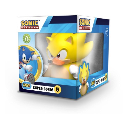 Figurka Numskull Sonic - The Hedgehog Tubbz PVC Super Sonic Pudełkoed Edition 10 cm