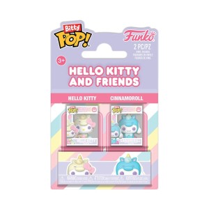 Hello Kitty Bitty Funko POP Figurki 2-Pack HK & Cinnamonroll 2,5 cm