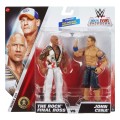 WWE Main Event Showdown Action Figurkas The Rock Final Boss vs John Cena 2-Pack Mattel 15 cm