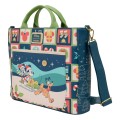 Loungefly Torba Disney by Canvas Mickey and Minnie Holiday