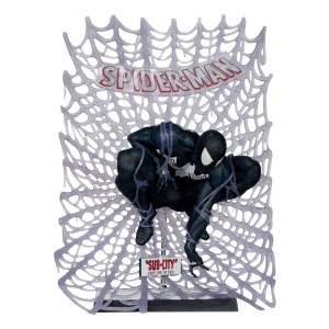 Marvel Collection Figurka 1/6 Spider-Man (Spider-Man #1)(Black Suit)(Chase) 15 cm