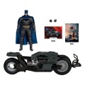 The Flash DC Multiverse Vehicle Batcycle with Batman McFarlane Toys