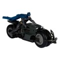 The Flash DC Multiverse Vehicle Batcycle with Batman McFarlane Toys
