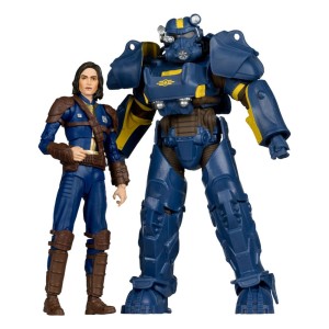 Fallout Figurki 2-Pack T-60 Vault Tec & Sole Survivor 18 cm