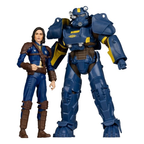 McFarlane Toys Fallout 4 Statue 2-Pack T-60 Vault Tec & Sole Survivor 18 cm