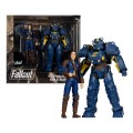 McFarlane Toys Fallout 4 Statue 2-Pack T-60 Vault Tec & Sole Survivor 18 cm