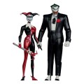 Batman-The-Animated-Series-DC-Direct-Action-Figurkas-Harley-Quinn--The-Joker-Mad-Love-Gold-Label-18-cm