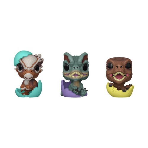 Jurassic-Park-Pocket-Funko-POP-Figurka-Easter-Egg-3-Pack-Dinos-4-cm