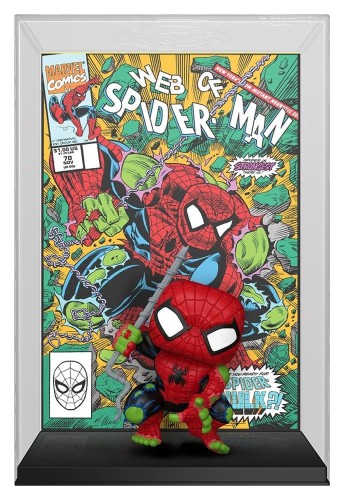 Marvel-POP-Comic-Covers-Vinyl-Figurka-Web-of-Spider-Man-70-Spider-Hulk-9-cm