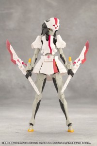Model zestawu Kotobukiya Megalomaria Exarmor White Nurse 16 cm