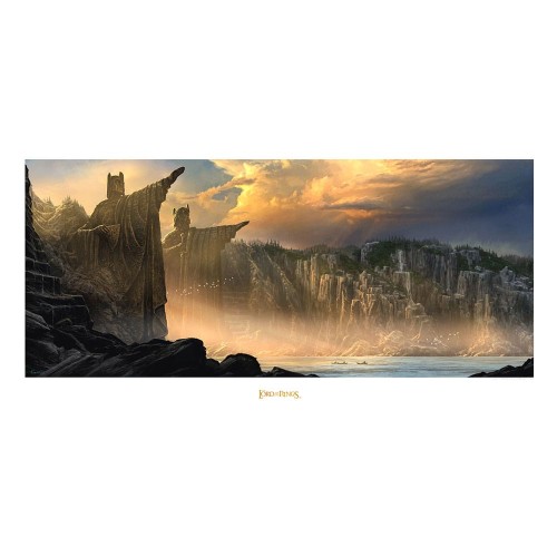 Weta Workshop Plakat Władca Pierścieni The Argonath 59 x 30 cm