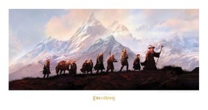 Plakat Weta Workshop The Fellowship of the Ring 59 x 30 cm
