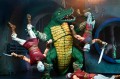 Figurka NECA Teenage Mutant Ninja Turtles Leatherhead 21 cm