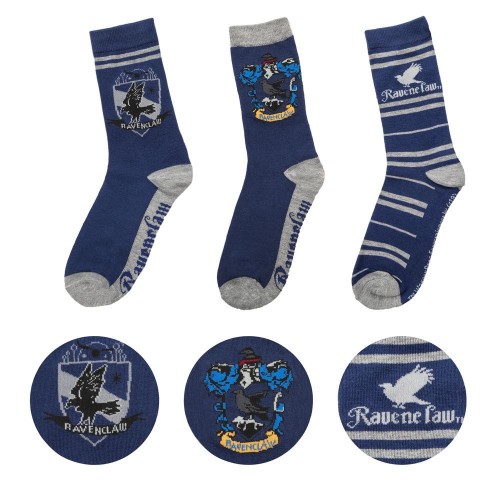Skarpetki Cinereplicas Harry Potter Ravenclaw 3-Pack