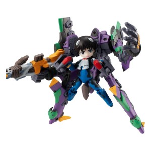 Figurka Megahouse Desktop Army Shinji Ikari & Evangelion No. 1 15 cm