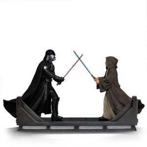 Statua Iron Studios Darth Vader vs Obi-Wan Kenobi 24 cm