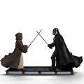 Darth Vader vs Obi-Wan Kenobi Statua Iron Studios 24 cm