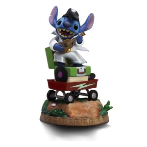 Figurka Iron Studios Stitch King of Rock 17 cm