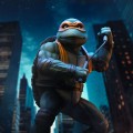 Figurka Teenage Mutant Ninja Turtles Michelangelo Iron Studios 19 cm
