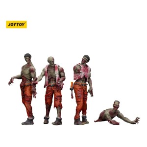 Figurka Joy Toy Zombie Dark Source Action 4-Pack Mechanic Team 8 cm