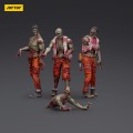 Joy Toy (CN) Figurka Joy Toy Zombie Dark Source Action 4-Pack Mechanic Team 8 cm