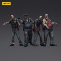 Joy Toy (CN) Figurka Zombie Dark Source 4-Pack Police 8 cm