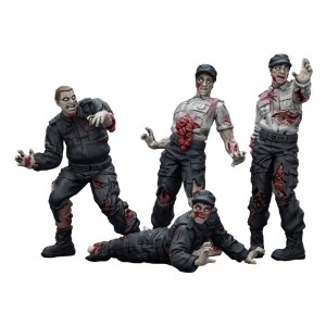 Figurka Zombie Dark Source 4-Pack Security Guards 8 cm