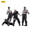 Joy Toy (CN) Figurka Zombie Dark Source 4-Pack Security Guards 8 cm