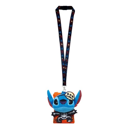 Karty Monogram Int. Lanyard Lilo & Stitch Stitch Skeleton z Uchwyt na