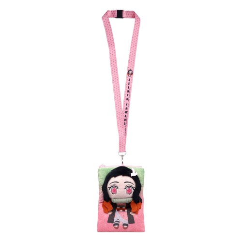 Monogram Int. Lanyard Demon Slayer Nezuko Deluxe z Pouch Card Holder