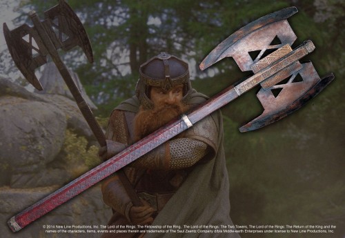 Replika Noble Collection Topór Gimliego 86 cm