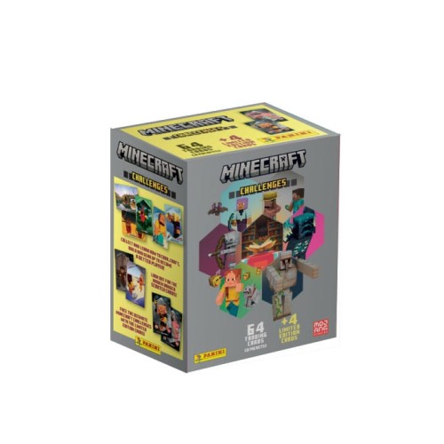 Karty Panini kolekcjonerskie Minecraft Challenges Mega Box