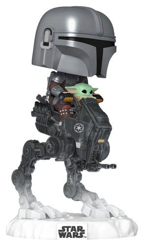 Figurka Funko POP Star Wars Rides Deluxe Mandalorian z Grogu 9 cm