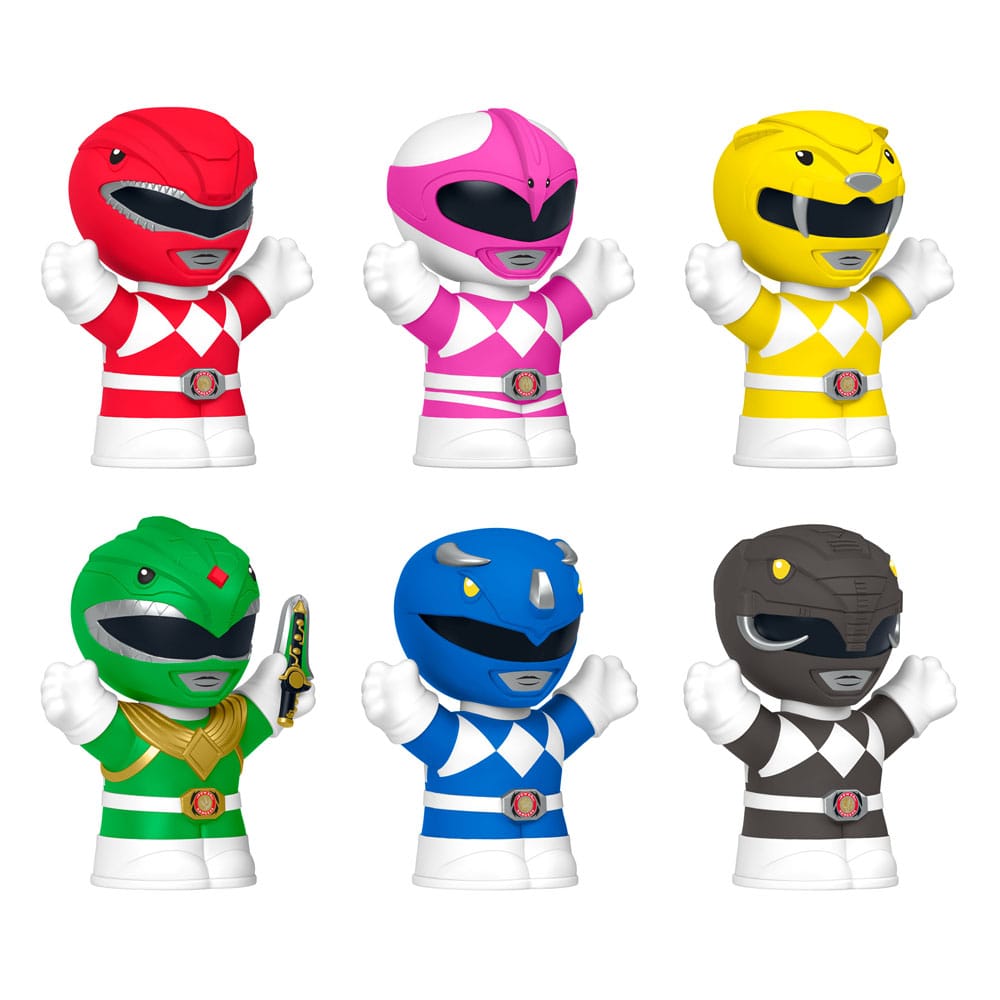 Mini Morphin Power Rangers Mighty Morphin Power Rangers Fisher-Price Little People Collector Mini ...