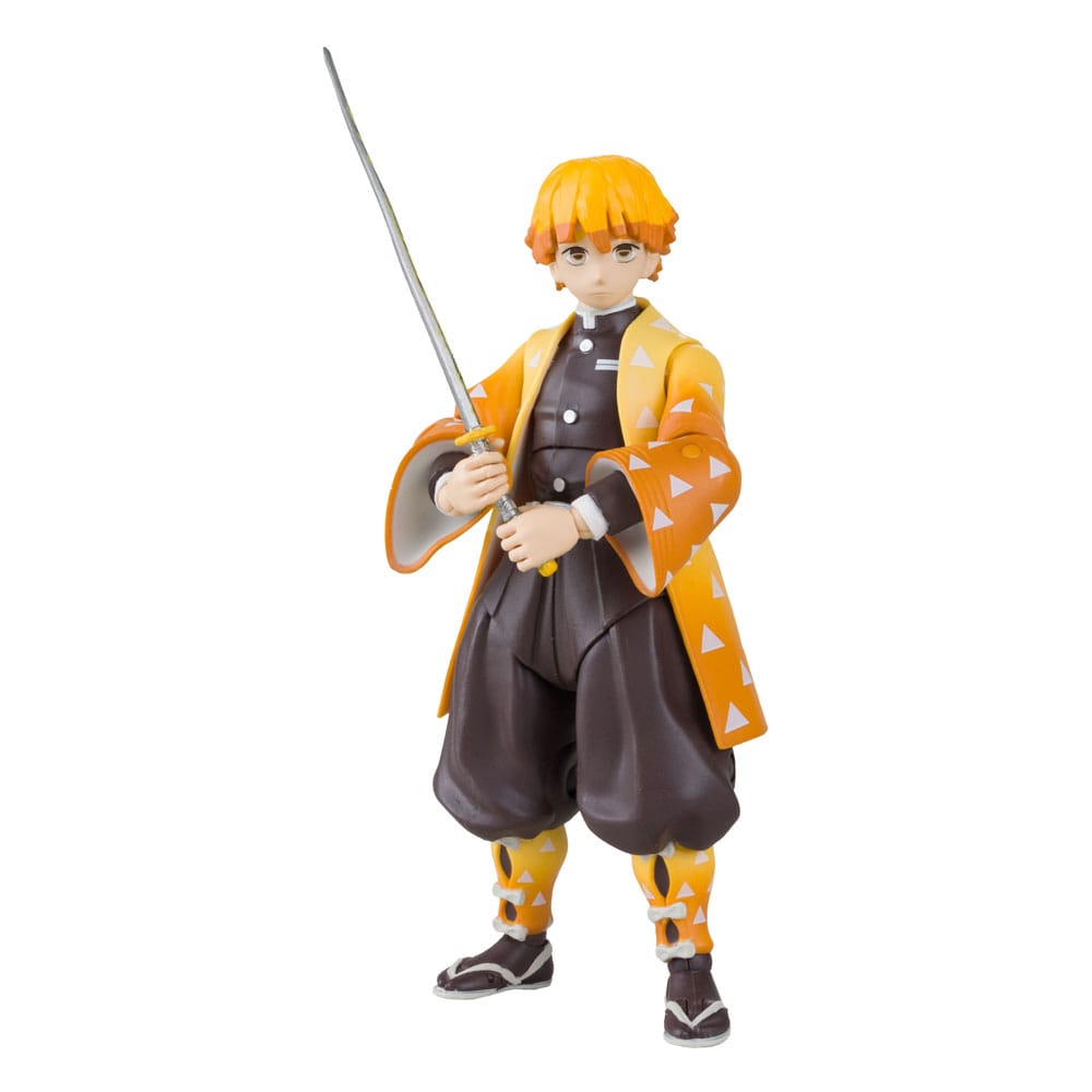 McFarlane Actionfigur Zenitsu Agatsuma Aus Demon Slayer – 13 Cm Groß, Mit Schwert & Base, Bewegliche Anime-Figur