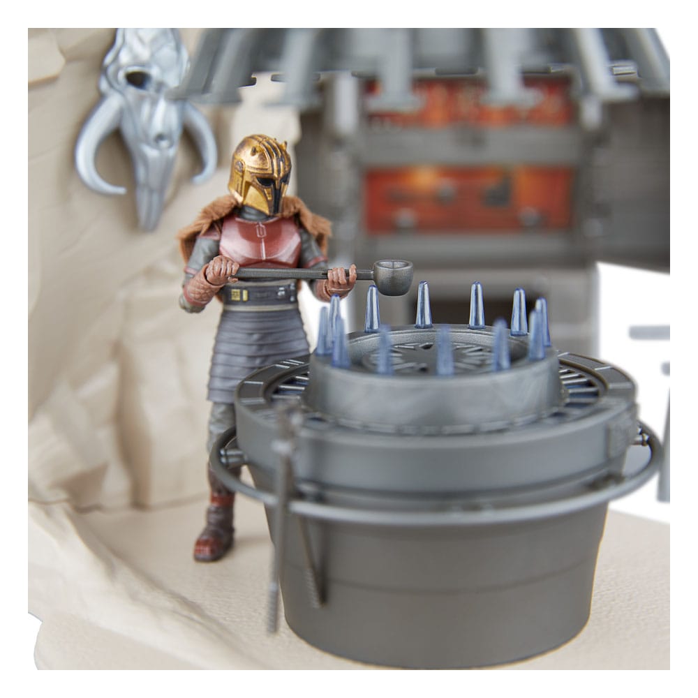 Star Wars The Mandalorian Vintage Collection The Armorer's Forge with The Armorer (Lakeside Covert World) | Hasbro | Star Wars